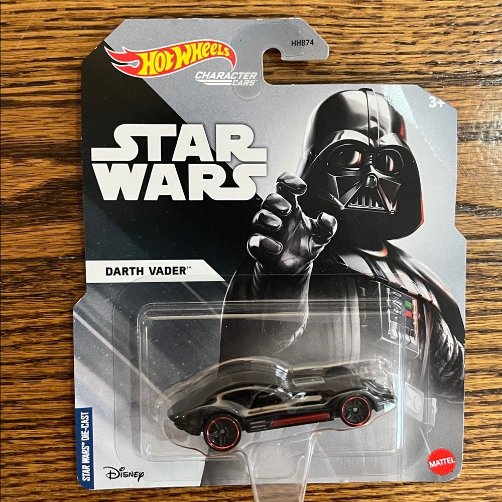 Mattel Hot Wheels Darth Vader Vehicle - Black and Red